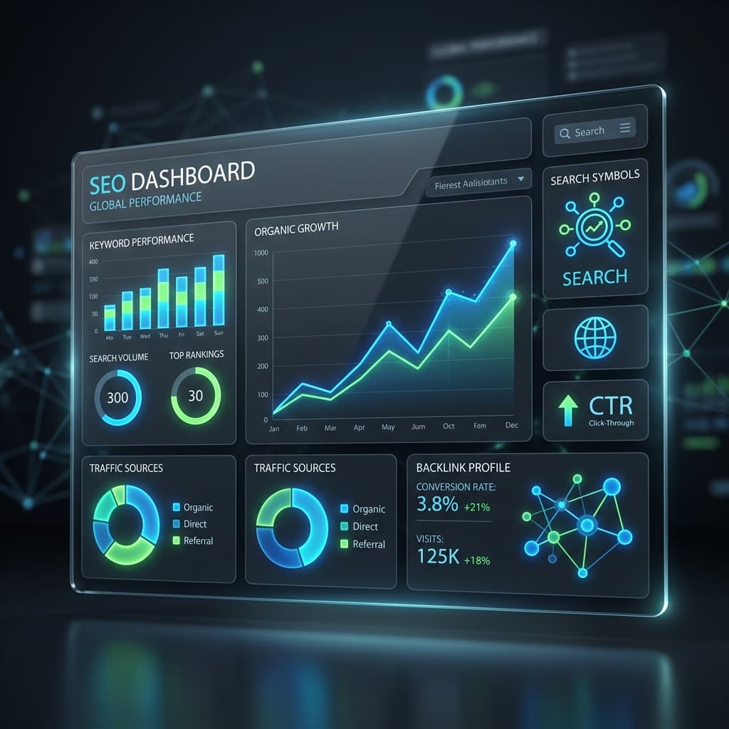 SEO Strategy and Analytics Dashboard